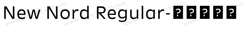 New Nord Regular字体转换